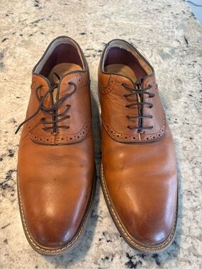 Aston Grey Leather shoes